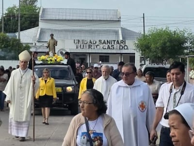 Procesión en Puerto Casado, fiesta patronal de San Ramòn Nonato