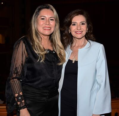 Angie Duarte y Marcela Bacigalupo.