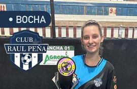 Tahila Fernanda Kreuz Johann (2/3/2007), subcampeona en Brasil.