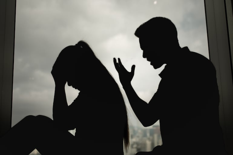 Concepto de conflictos de pareja.