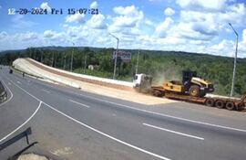 Rampa de emergencia en Caacupé.