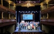 Participantes del IX Congreso de EditoRed, en el que ABC Color estuvo representado, en el escenario del Corral de Comedias de Alcalá de Henares, localidad española, cuna de Miguel de Cervantes, que acogió el evento.