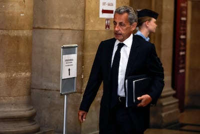 Nicolás Sarkozyl expresidente de Francia. Tilda de “novela grotesca” las acusaciones de corrupción en su contra.