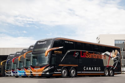 Buses Marcopolo llegan con internet de Starlink integrado.