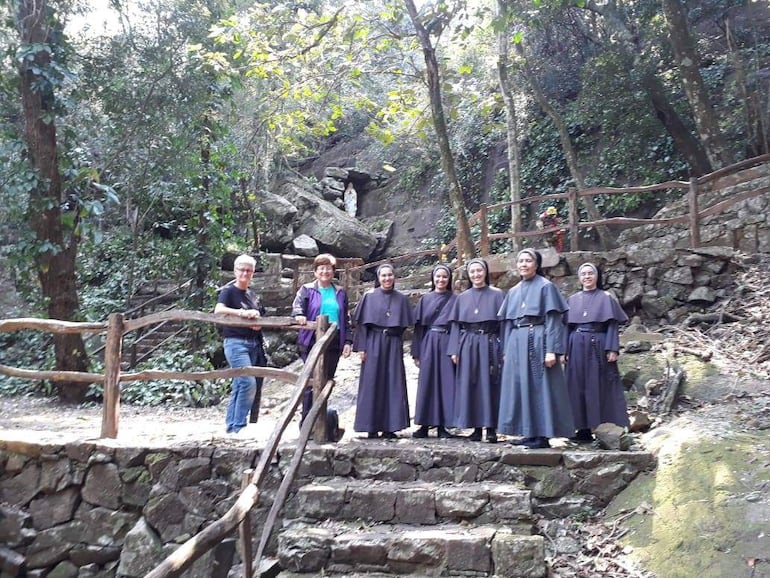 La gruta de Nuestra Señora del Ybytyruzú es otro de los puntos a visitar en la peregrinación.