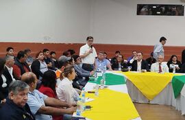 La primera reunión se realizó el 30 de septiembre en el salón de eventos municipal.