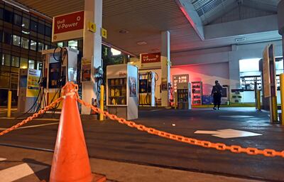 Emblemas de expendio de combustible.