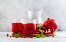 Jugo de granada.