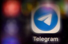 Logo de la app de Telegram.