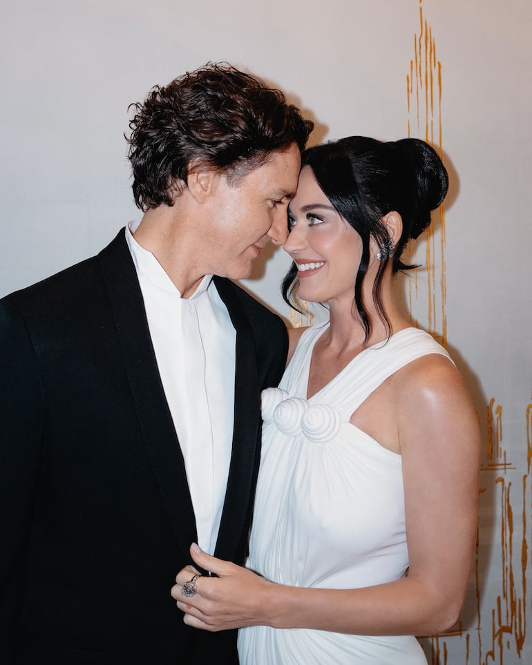 Katy Perry y Justin Trudeau, enamorados en el Festival de Tribeca. (Instagram/Katy Perry)