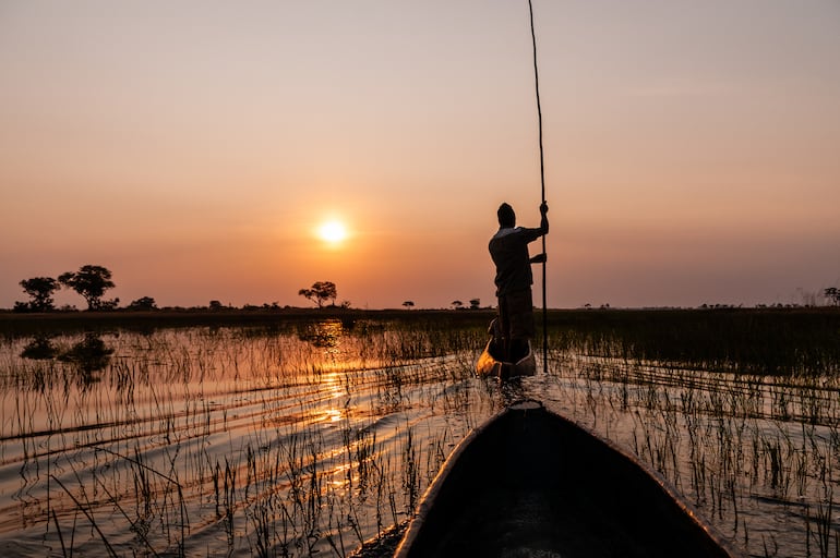 Okavango, Botsuana.