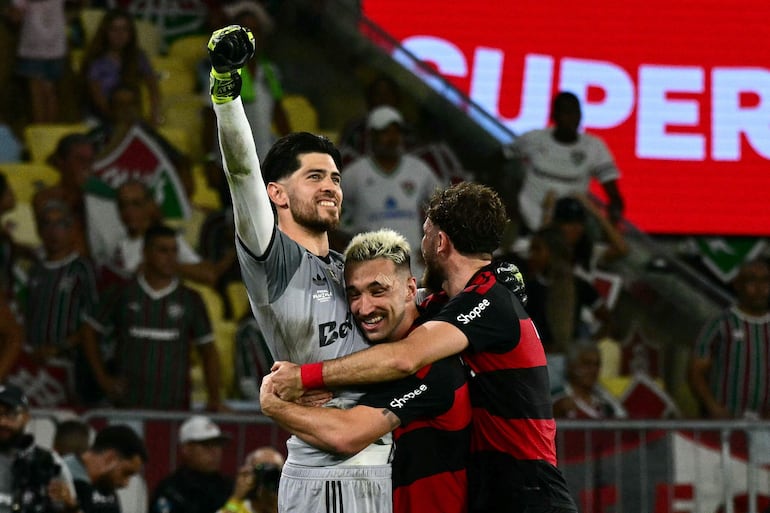 Agustín Rossi, héroe de la consagración de Flamengo, por penales.