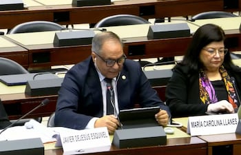 El Defensor General, Javier Esquivel, durante su participación ante el Comité para la Eliminación de la Discriminación contra la Mujer (CEDAW) de las Naciones Unidas.