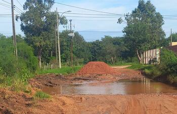 El pozo que se encuentra en ese tramo de la calle es profundo.