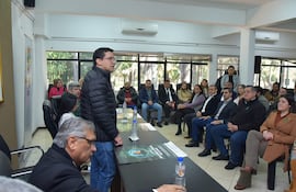 Autoridades locales y nacionales participaron de una reunión previa al anuncio.