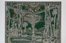 Una de las obras de Josefina Plá que formará parte de la muestra "Motivos Payaguá" en la galería Exaedro.