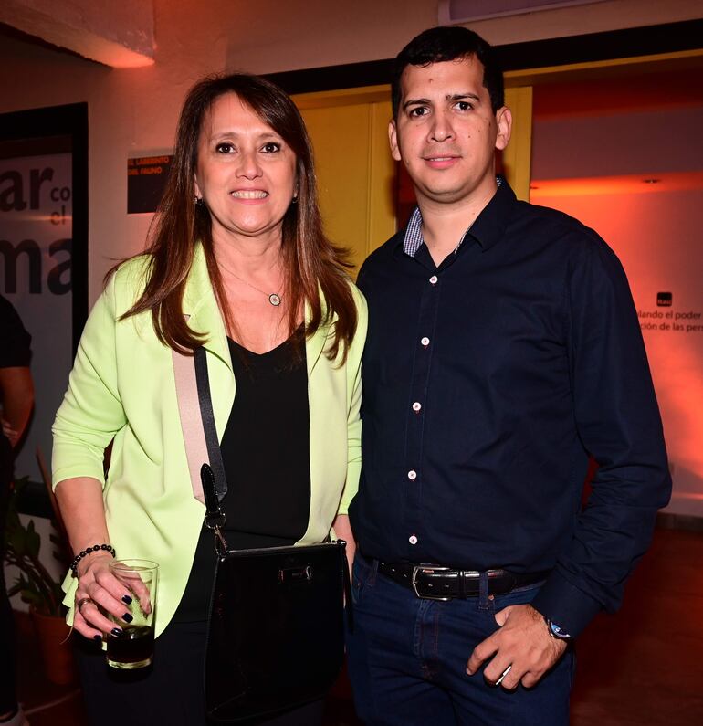Celina Vera y Daniel Machado.