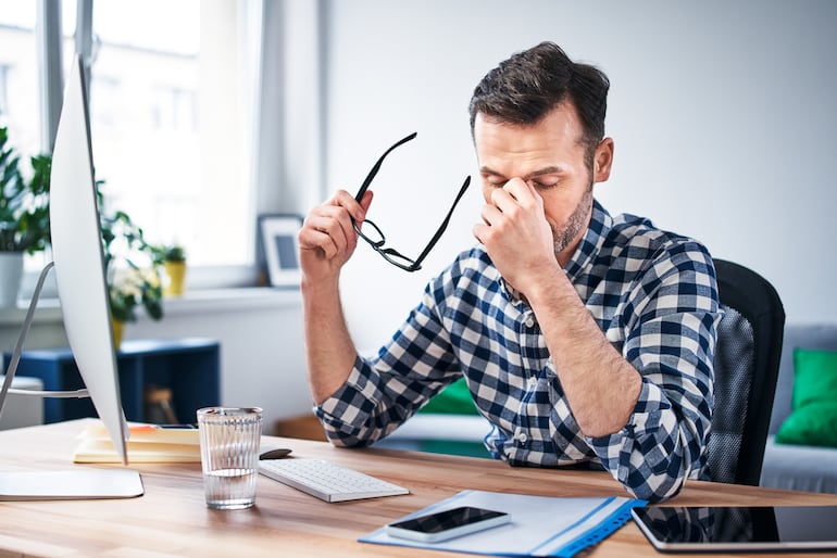 Concepto de teletrabajo.
