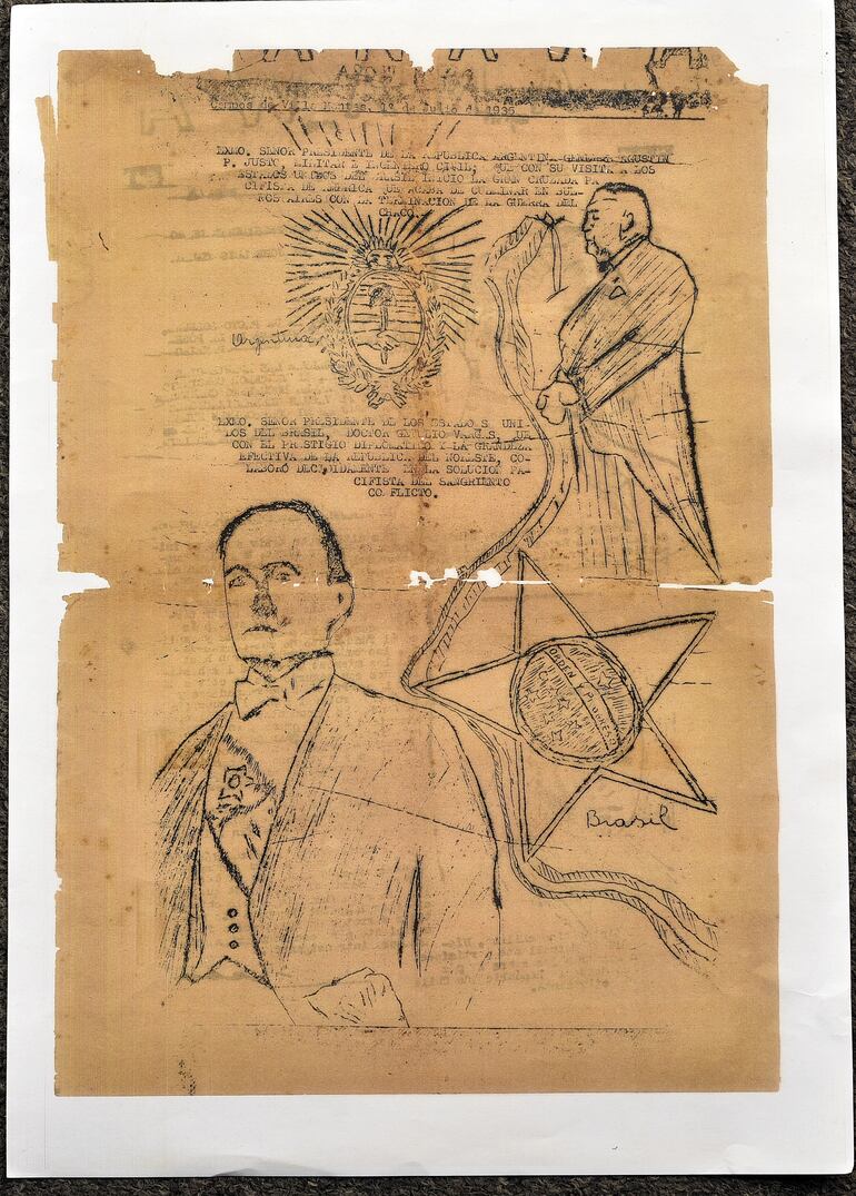 Una de las páginas de Nanawa, curioso periódico de la Guerra del Chaco.