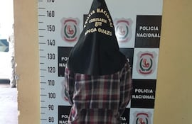 Ricardo David Irala Coronel, detenido.