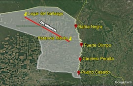 El supuesto narcohelicóptero fue hallado a 250 kilómetros de donde supuestamente despegó, en el Chaco paraguayo.