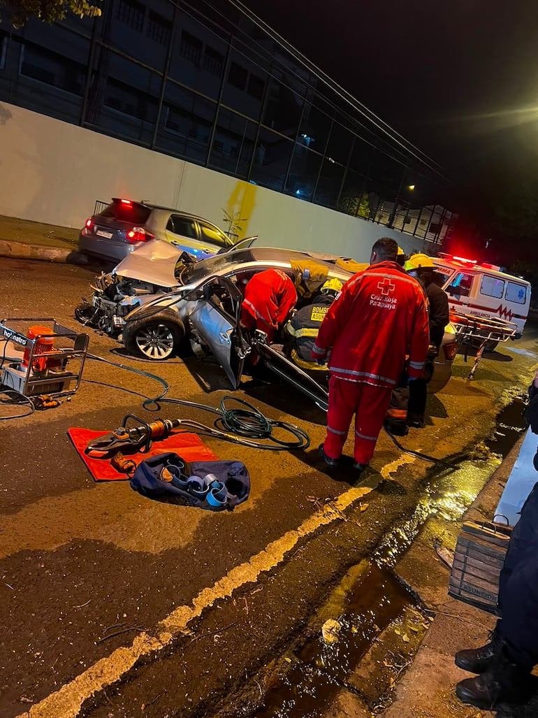 accidente fatal Asunción avenida General Santos