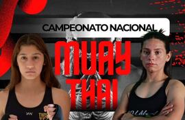 Afiche de la pelea femenina oficial de la velada del sábado.
