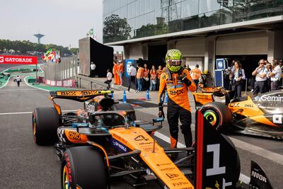 Gran tarea hoy de Lando Norris en Interlagos con su MCL39.