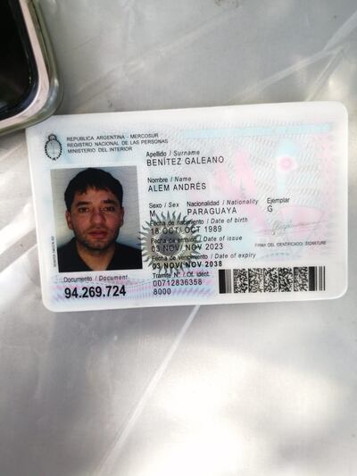 Alem Benítez Galeano, asaltante herido y prófugo. (Fuente: Policía Nacional).