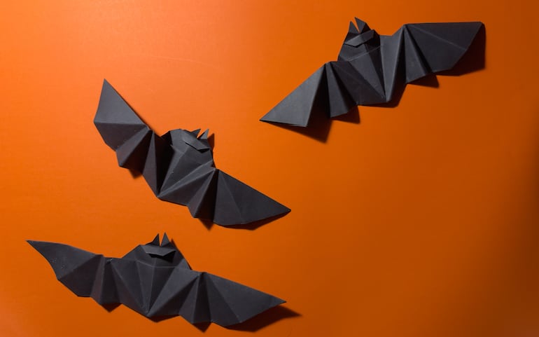 Murciélago de Origami.