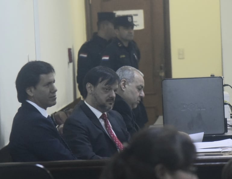 Carmelo Caballero y Jorge Oviedo Matto, otros de los acusados en el caso.