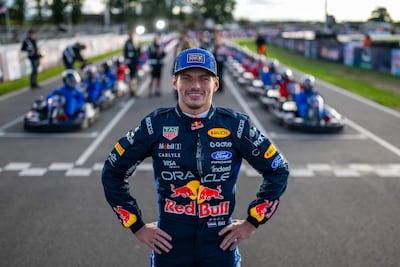 Max Emilian Verstappen (28 años) demostró sus habilidades en la competencia de karts.