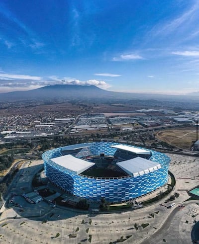 El estadio Cuauhtémoc, ubicado en la ciudad mexicana de Puebla, albergará el partido entre España y Perú, el 8 de junio.