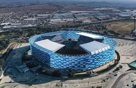 El estadio Cuauhtémoc, ubicado en la ciudad mexicana de Puebla, albergará el partido entre España y Perú, el 8 de junio.