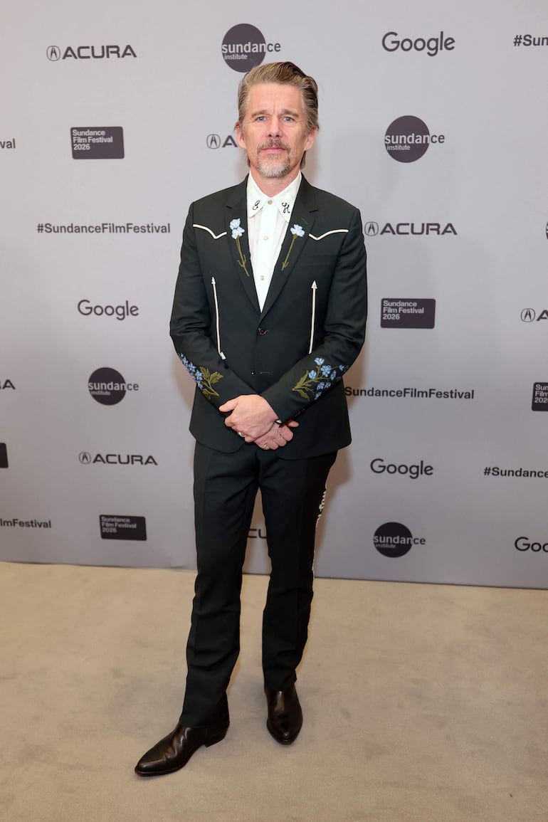 Ethan Hawke asistió a Celebrating Sundance Institute: A Tribute To Founder Robert Redford durante el Festival de Cine de Sundance 2026 en Grand Hyatt Deer Valley en Park City, Utah. (Neilson Barnard/Getty Images/AFP)
