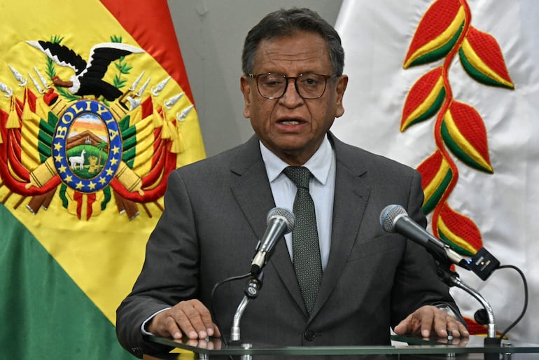 Marco Antonio Oviedo, ministro de Gobierno de Bolivia. 