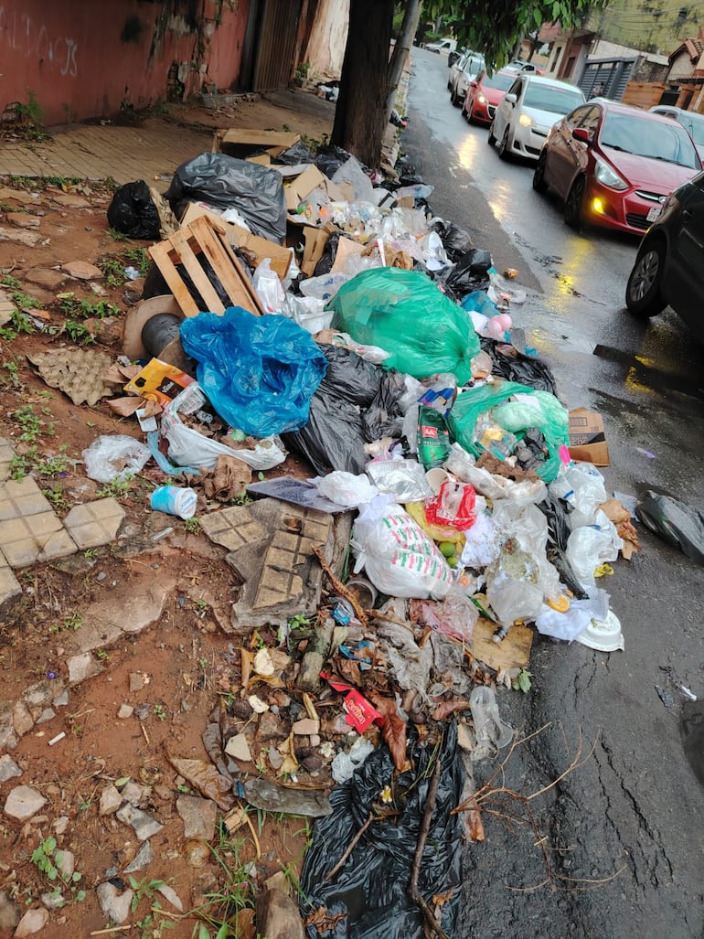 Vertedero "municipal" en pleno Centro fue formado por funcionarios de la Municipalidad, denuncian los vecinos. 