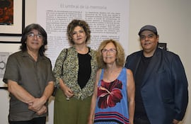 Luis Vera, Adriana González Brun, Mónica González y Hugo Giménez.