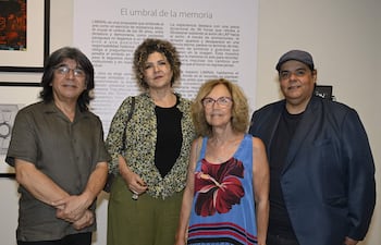 Luis Vera, Adriana González Brun, Mónica González y Hugo Giménez.
