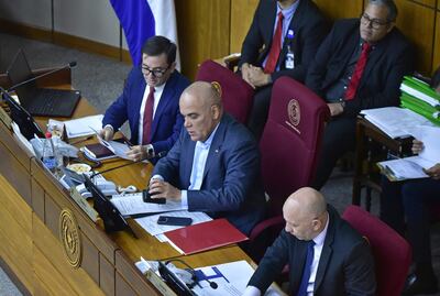 Ultima sesión del Senado. 