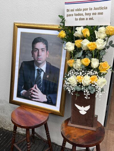 Homenaje a Marcelo Pecci en el cementerio de la Recoleta 10-05-2025