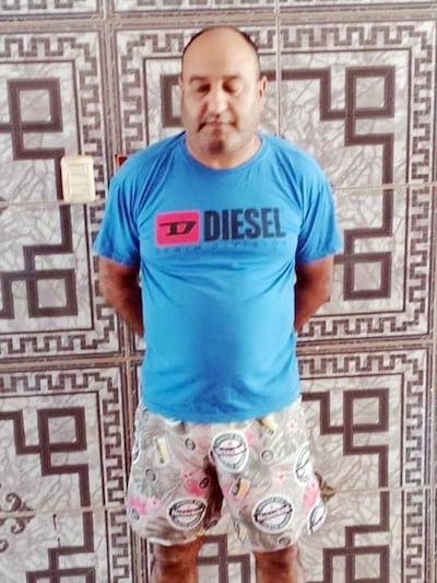 Suboficial mayor Alcides Ramón Ibáñez Lirios, capturado e imputado por un asalto en San Vicente Pancholo.