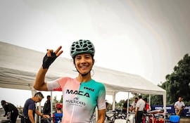 Agua Marina Espínola al culminar el Tour de El Salvador.