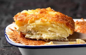 Milhojas de papas.