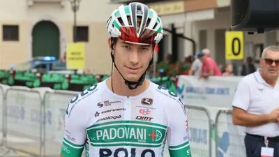 Kevin Bonaldo, joven ciclista italiano fallecido.