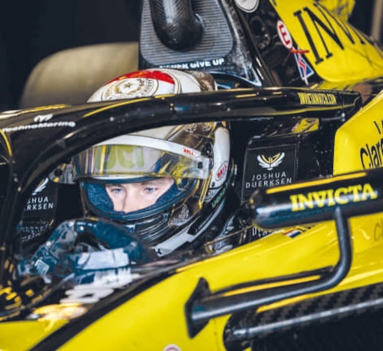 Joshua Duerksen estará en la temporada 2026 con el equipo Invicta (campeón de constructores 2024 y 2025 de la F2)