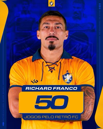 Richard Franco, futbolista paraguayo de Retrô FC, revelación de la Copa Brasil 2025.