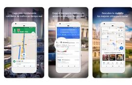 Interfaz de Google Maps.