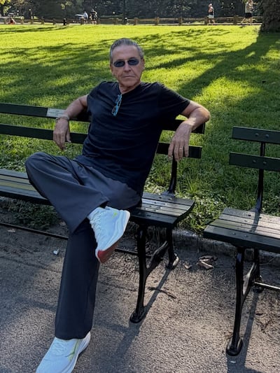 Ricardo Montaner en el Central Park de Nueva York el día de su cumpleaños.