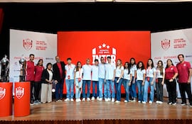 Organizadores del Intercolegial del Colegio Internacional.